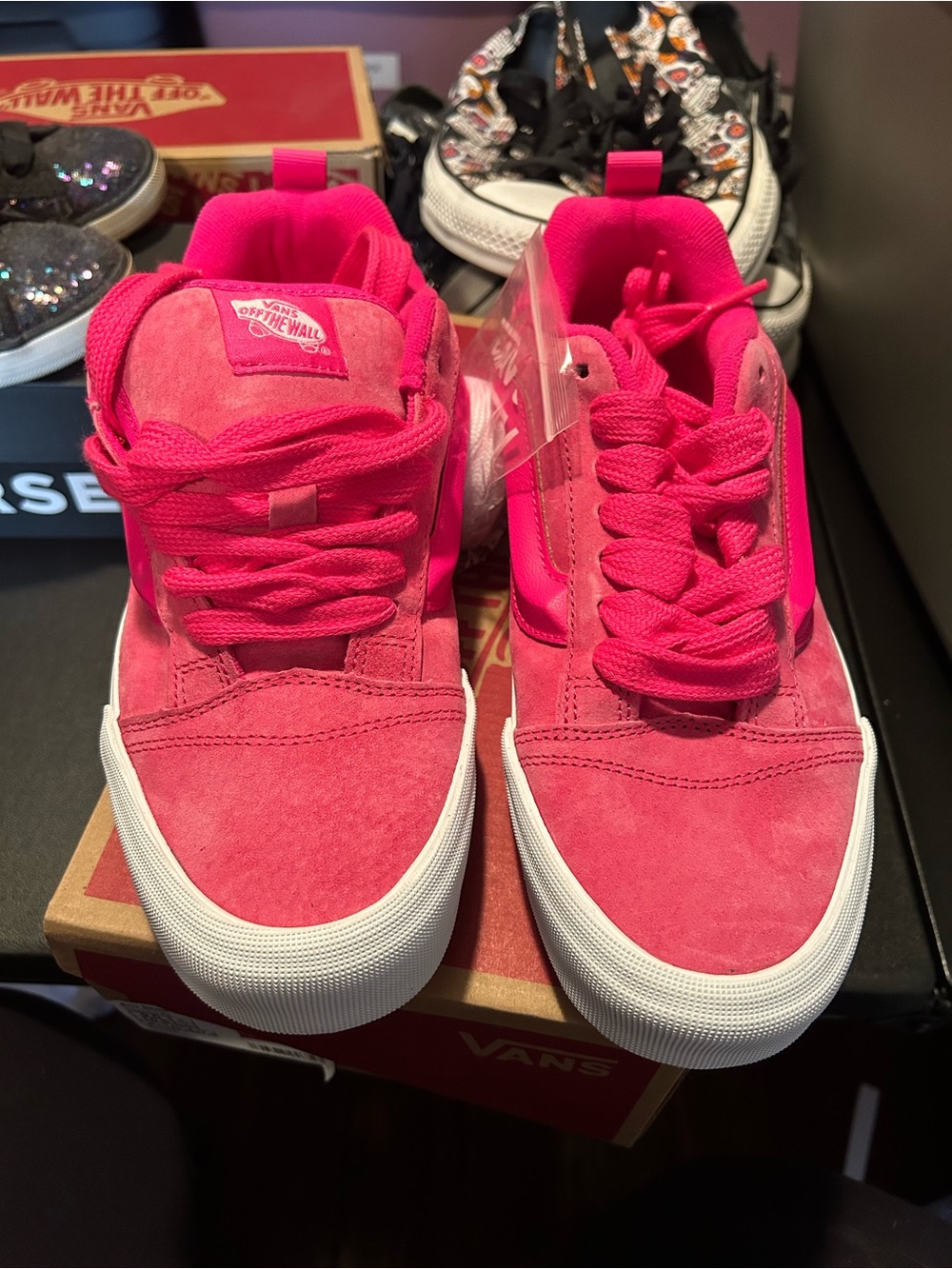 Pink Vans knu Skool sneakers W 10.5 M 9 new